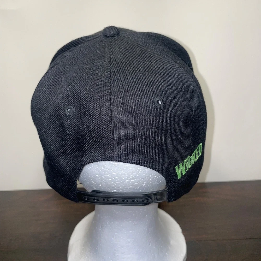Apollo Wicked Musical Baseball Hat Cap Black Elphaba Glinda Defy Gravity - Picture 3 of 6